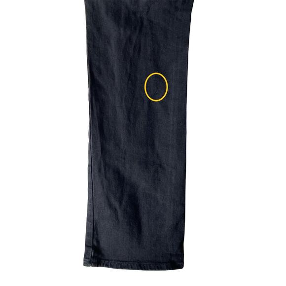 Old Navy High Rise Kicker Boot Cut Jeans Size 12 Womens Black Denim Womens - Picture 6 of 11